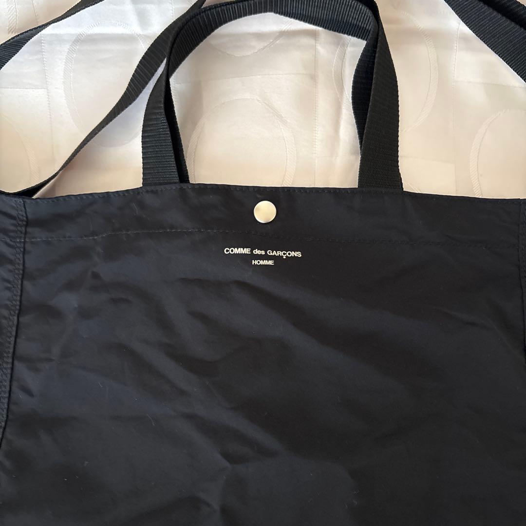 COMME des GARÇONS ネイビートートバッグ