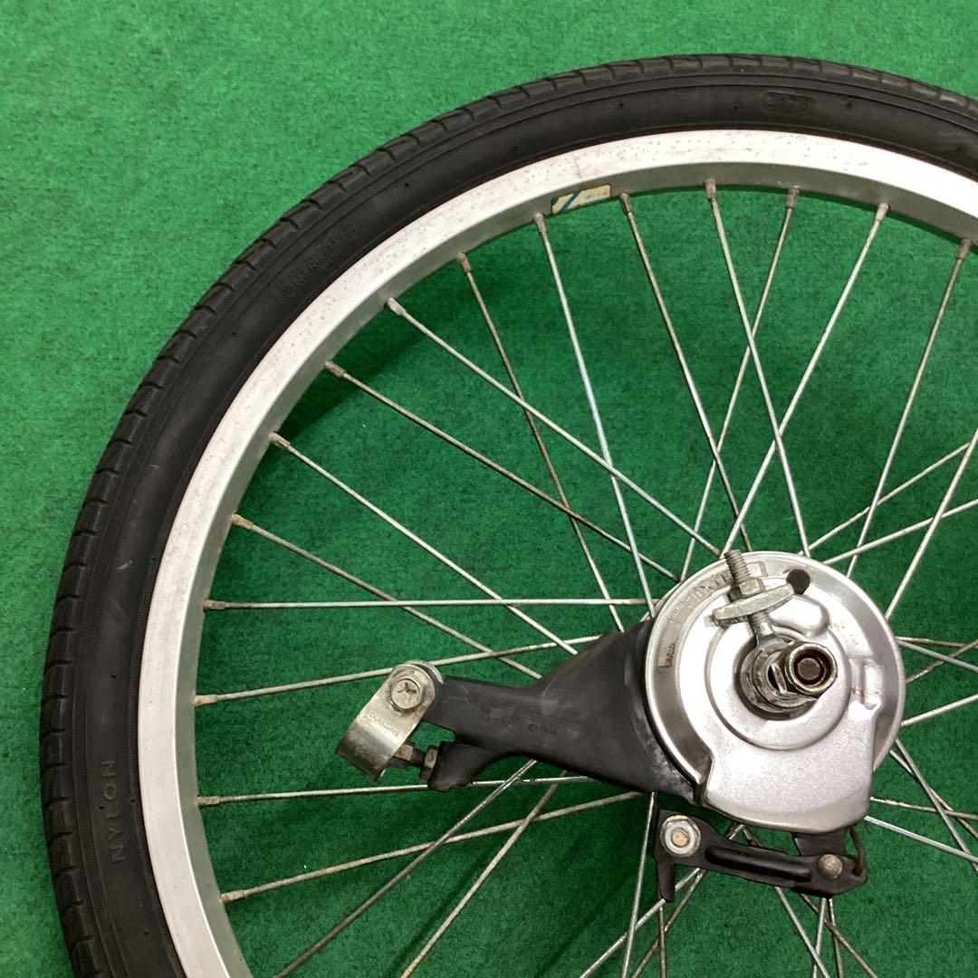 アルミホイール　20x1.75 後輪　タイヤ付　内装3段　14t リア