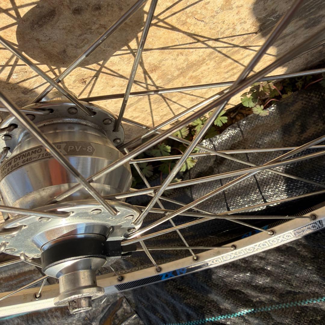 ハブダイナモ付 ホイール650B（27.5）