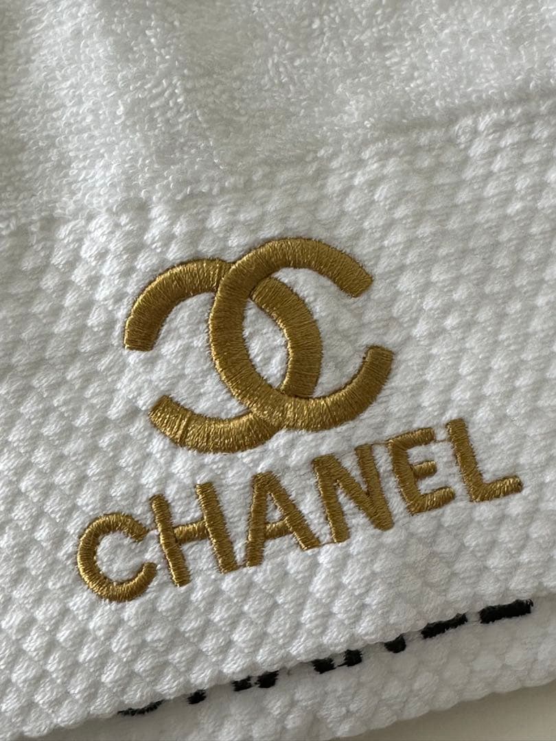 CHANELタオル　BEAUTÉ タオルセット 2枚組　ホワイト　新品