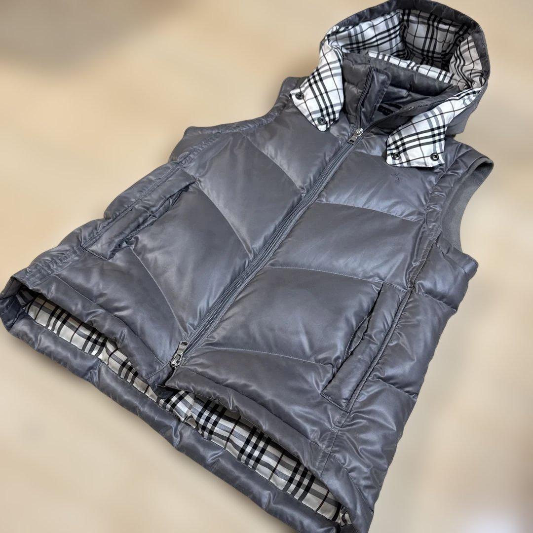 希少　BURBERRY BLACK LABEL ダウンベスト