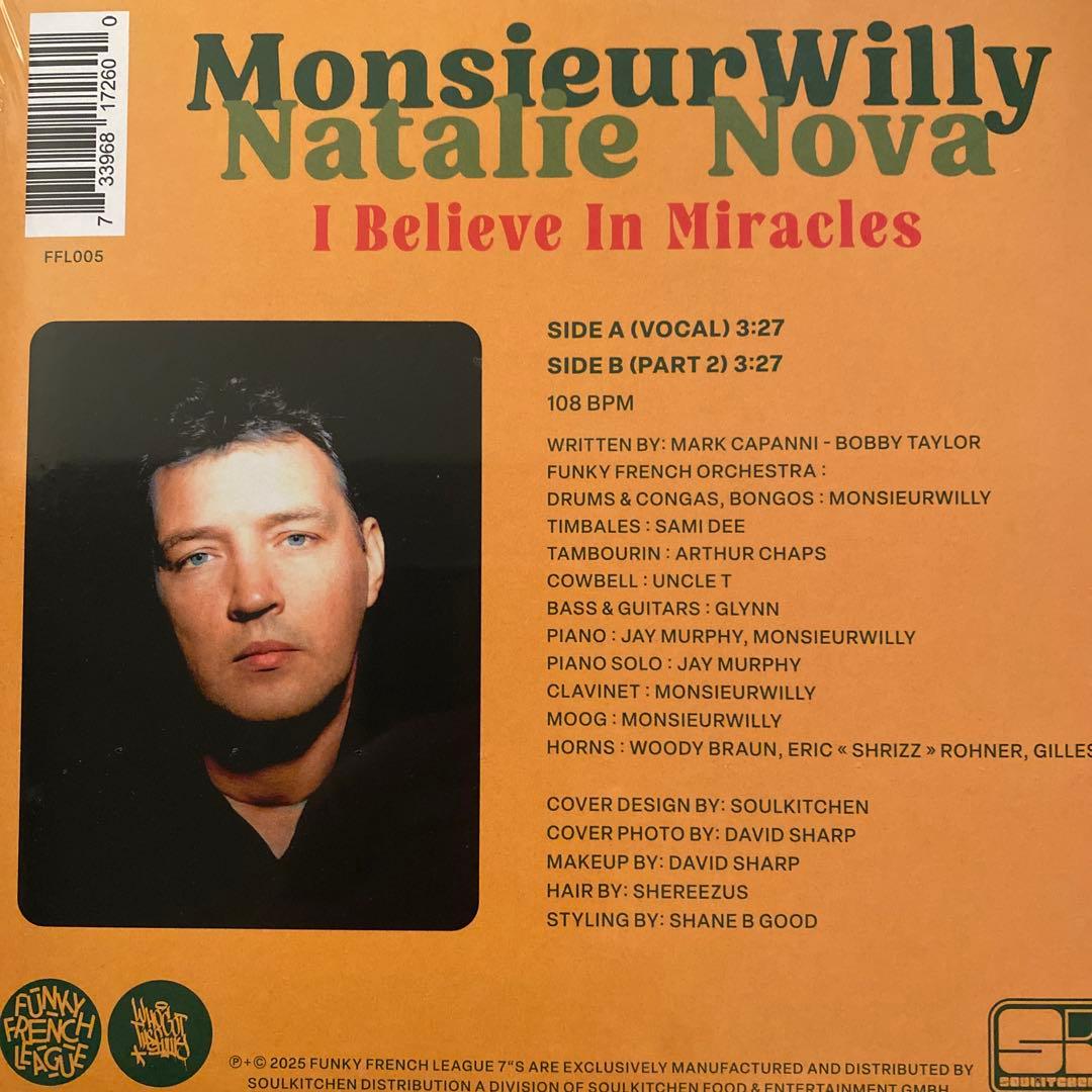 7” Natalie Nova I Believe In Miracles