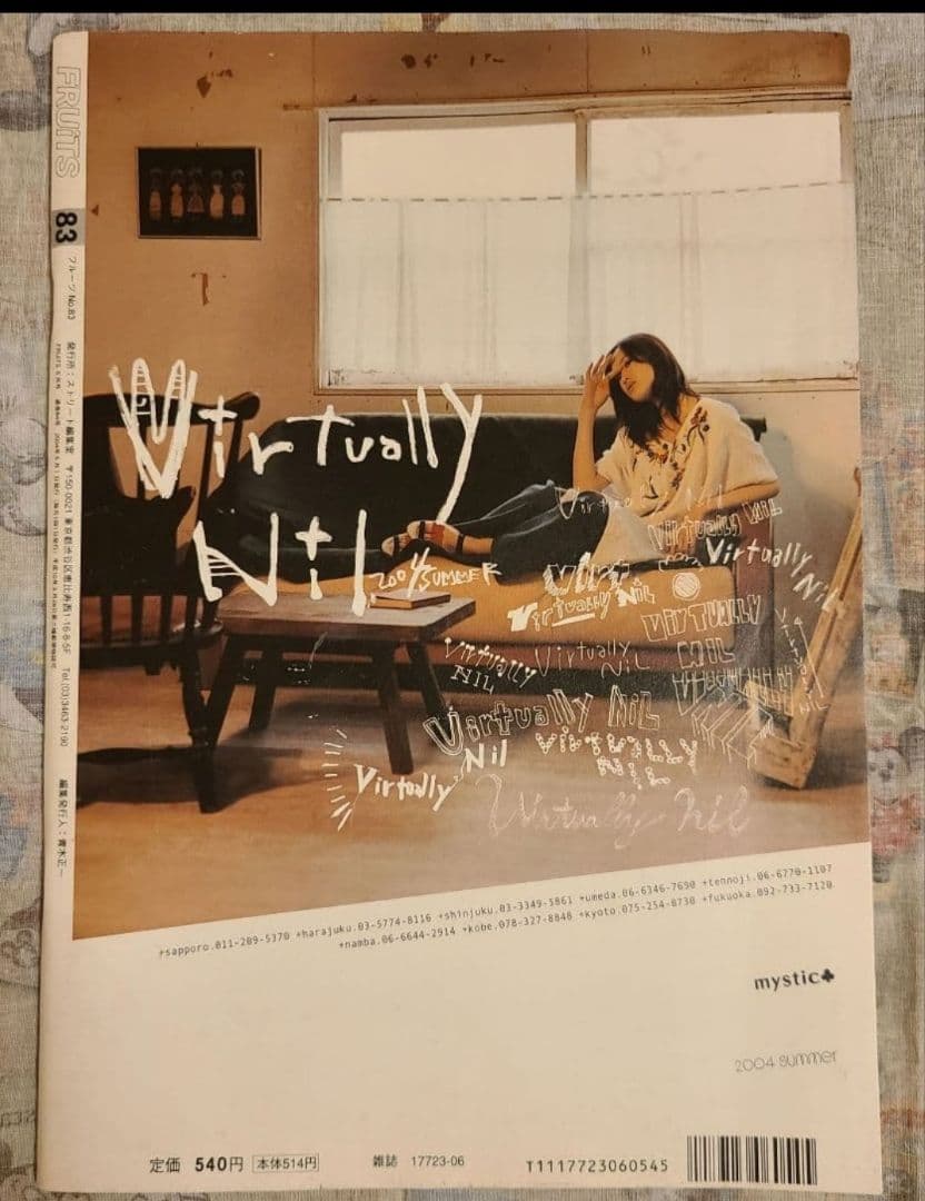 【FRUiTS】No.83 / 雑誌 フルーツ / 2004年