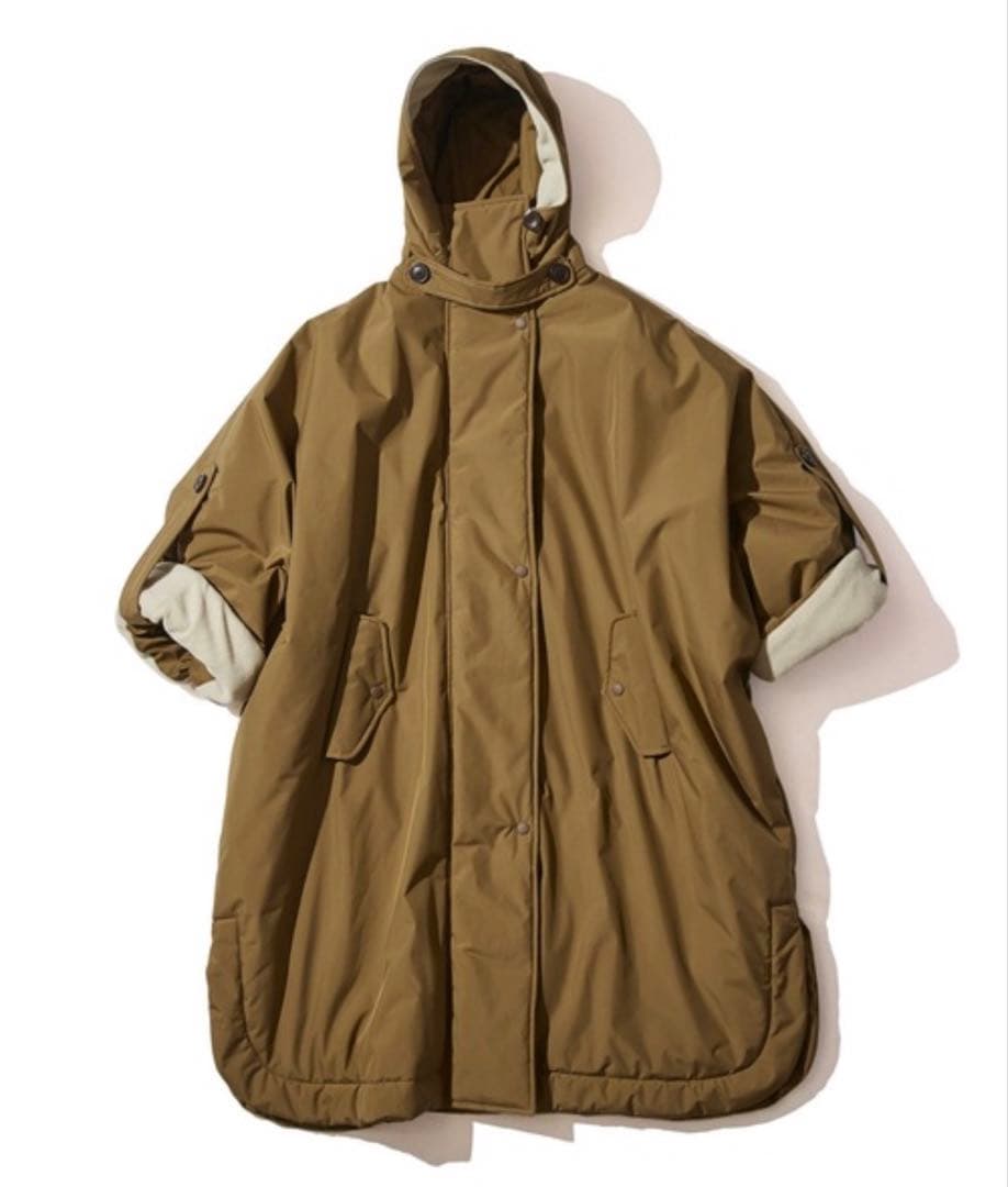 F/CE. RECYCLE NYLON PADDING PONCHO中綿ポンチョ