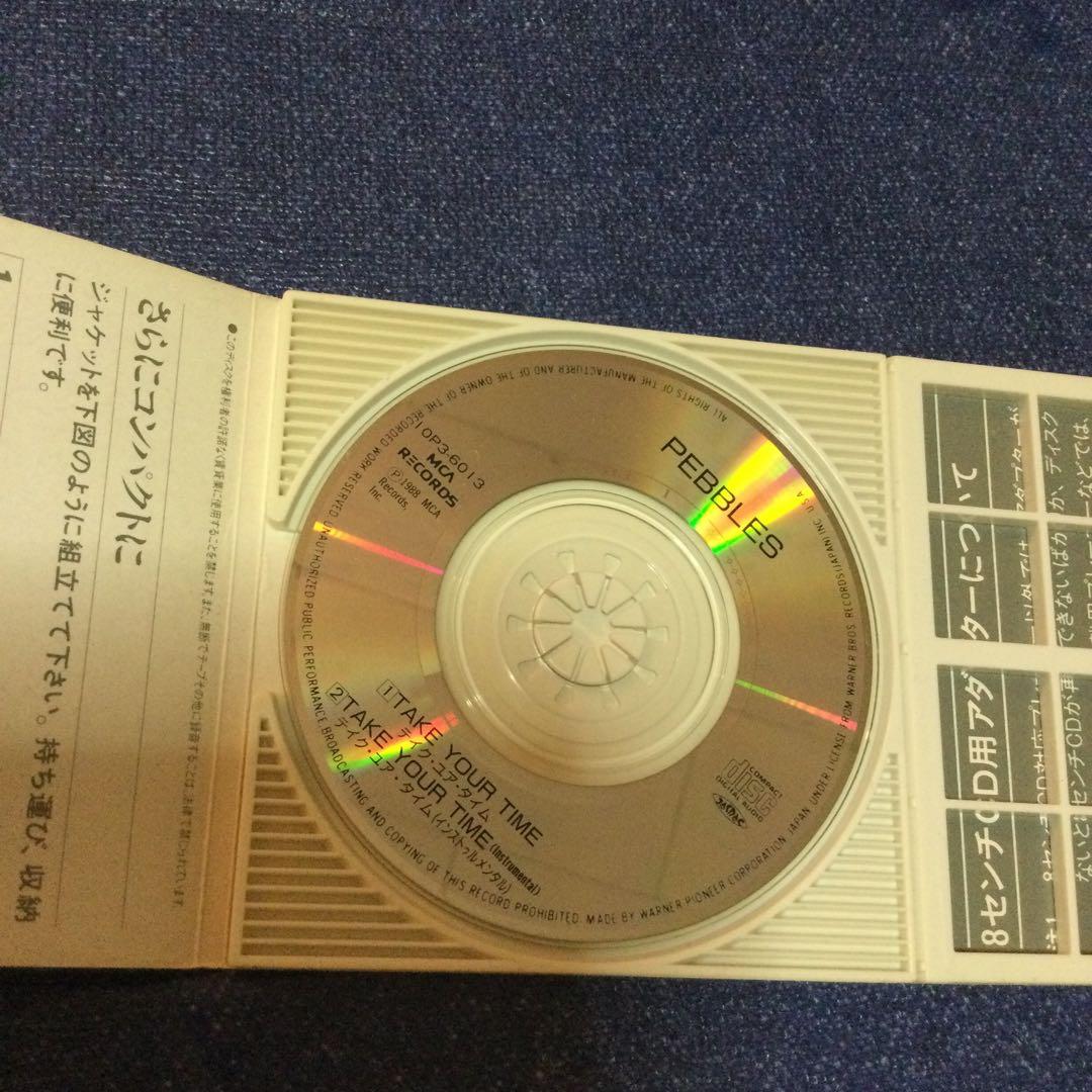 pebbles ペブルス /テイク・ユア・タイム　8センチ 8cmシングルCD