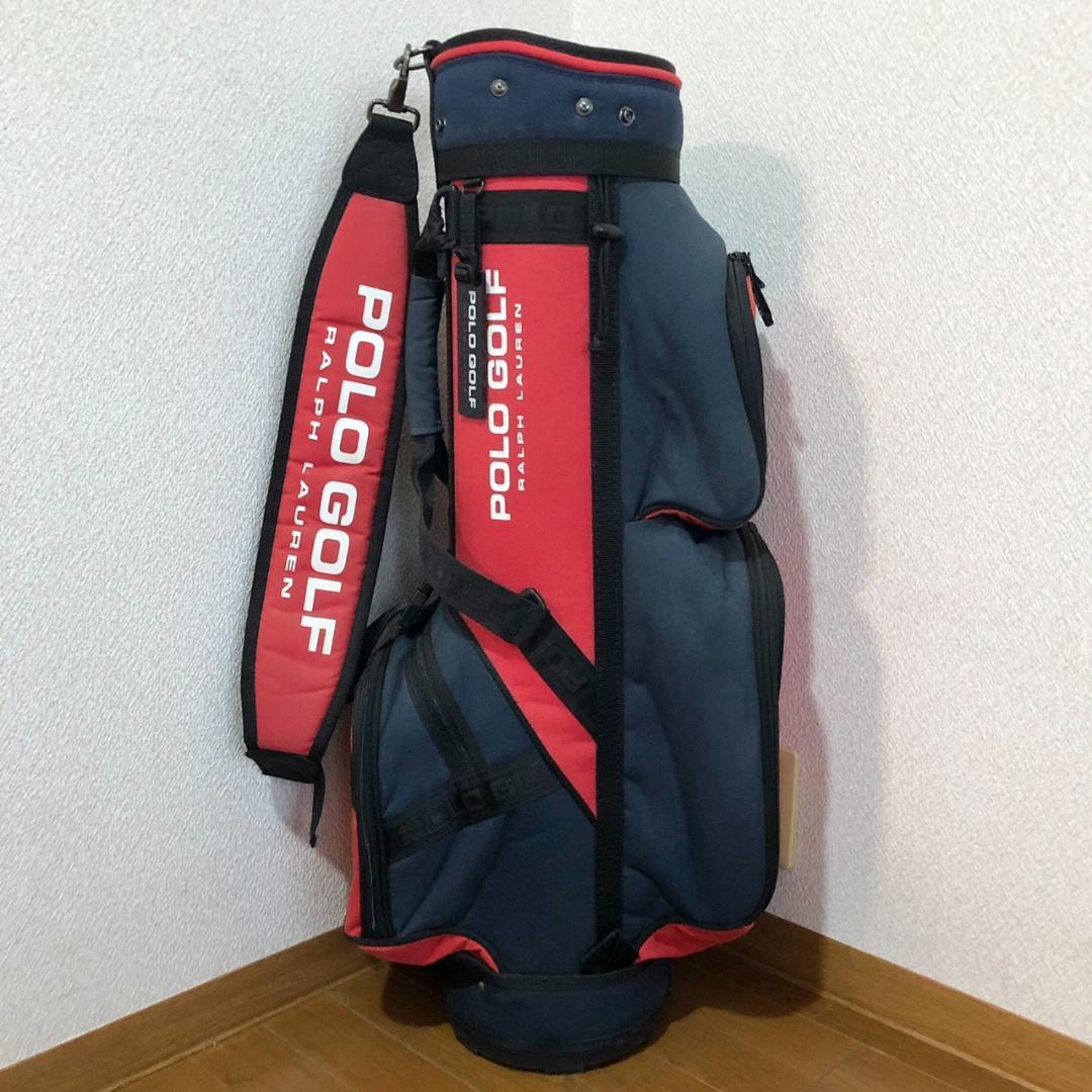【希少】 PORO GOLF ラルフローレン キャディバッグ 3分割 カート型