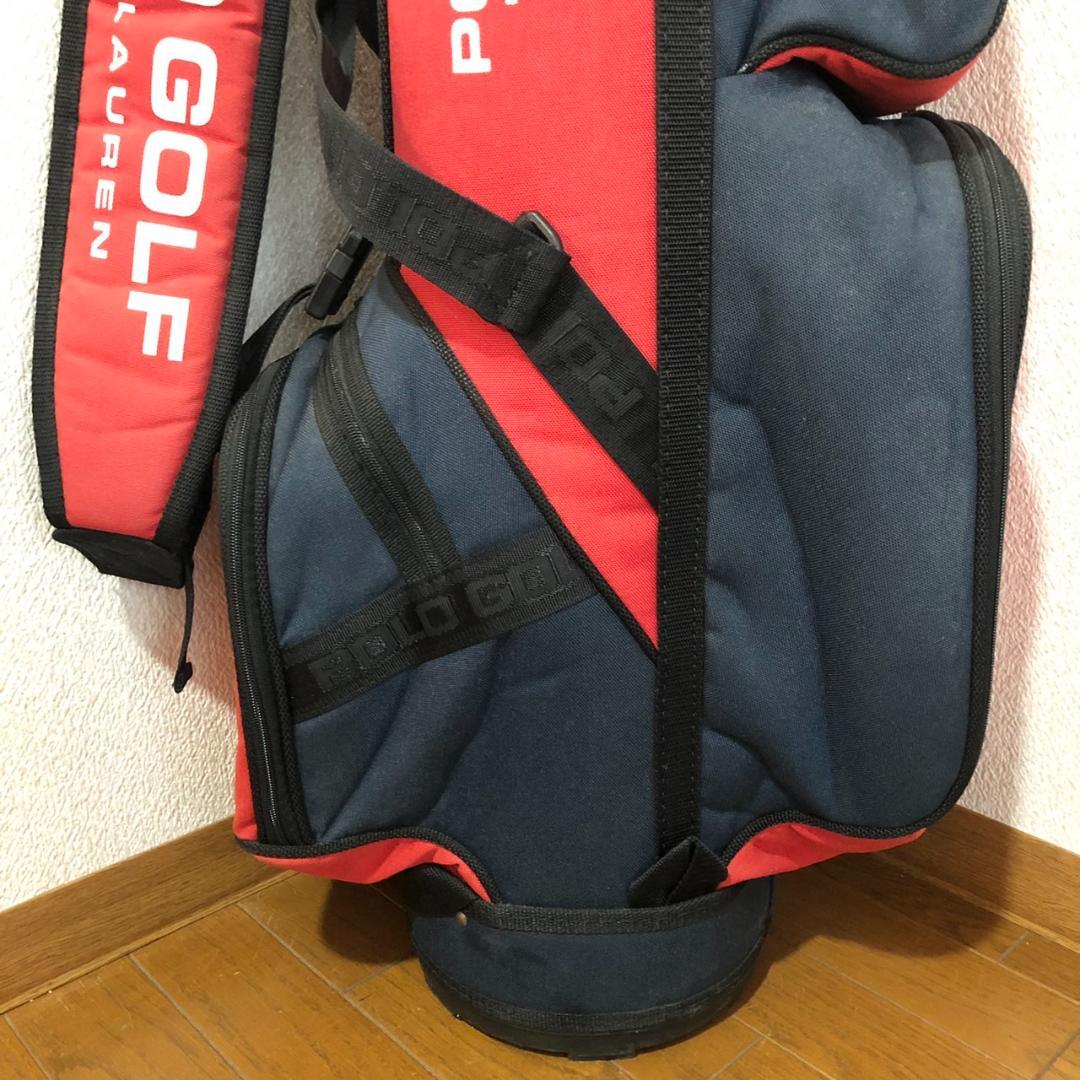 【希少】 PORO GOLF ラルフローレン キャディバッグ 3分割 カート型