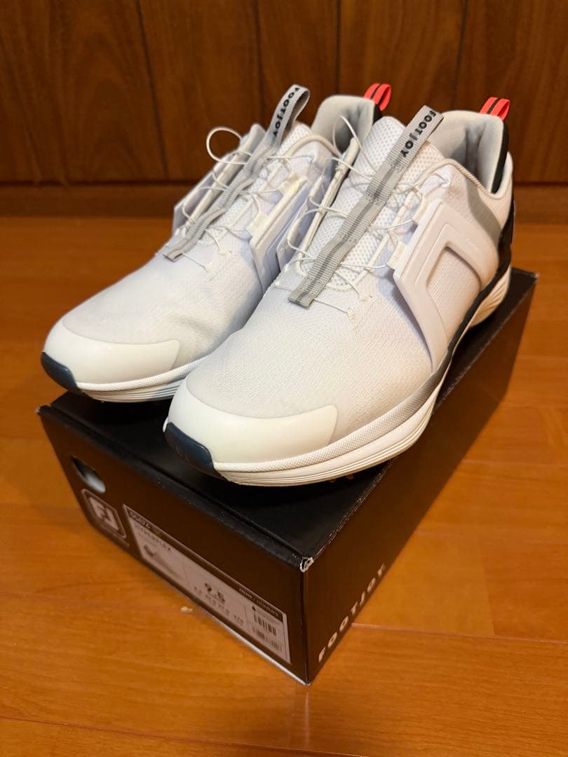 美品 1回着　フットジョイ FootJoyハイパーフレックス BOA 白27.5