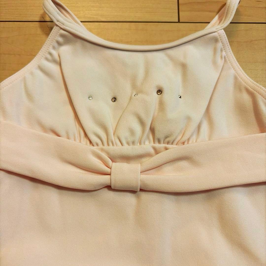 新品Chacott 120cm スカート付レオタード ピンク¥13200