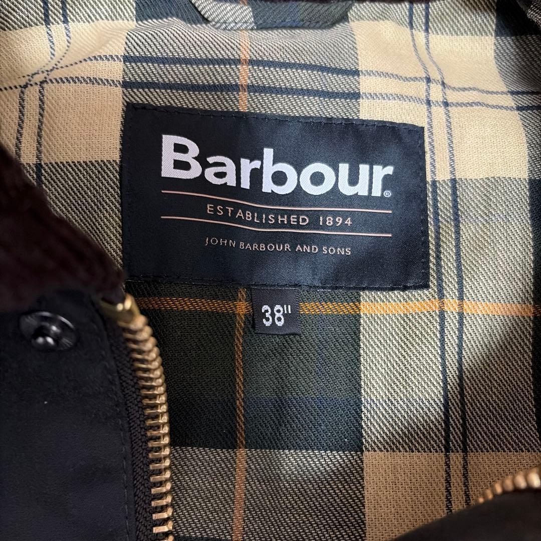 【ほぼ未使用】Barbour Transport Wax JKT 38
