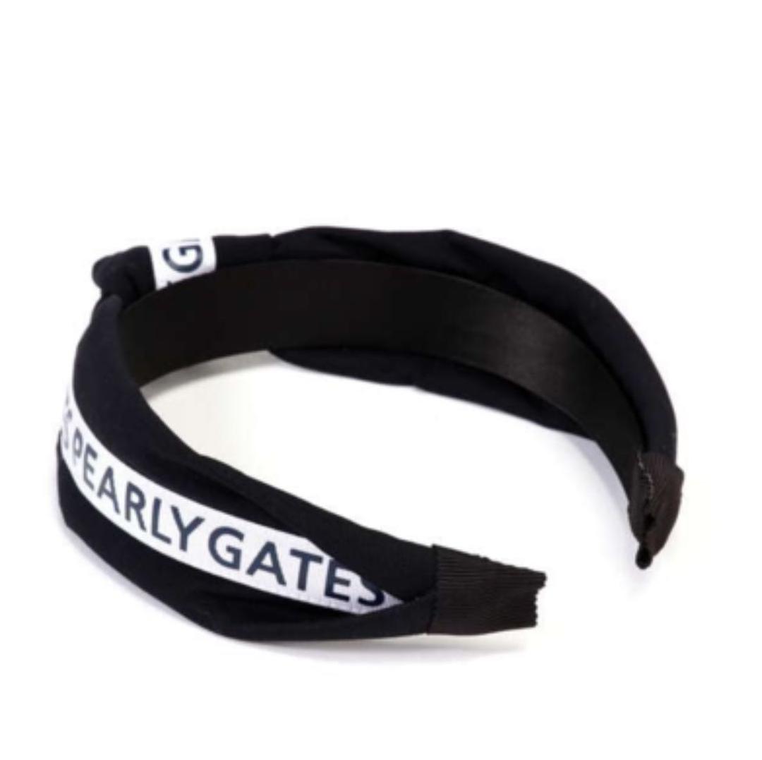 PEARLY GATES❣️ෆ̈再入荷 ❣️希少 ロゴカチューシャ ネイビー 新品