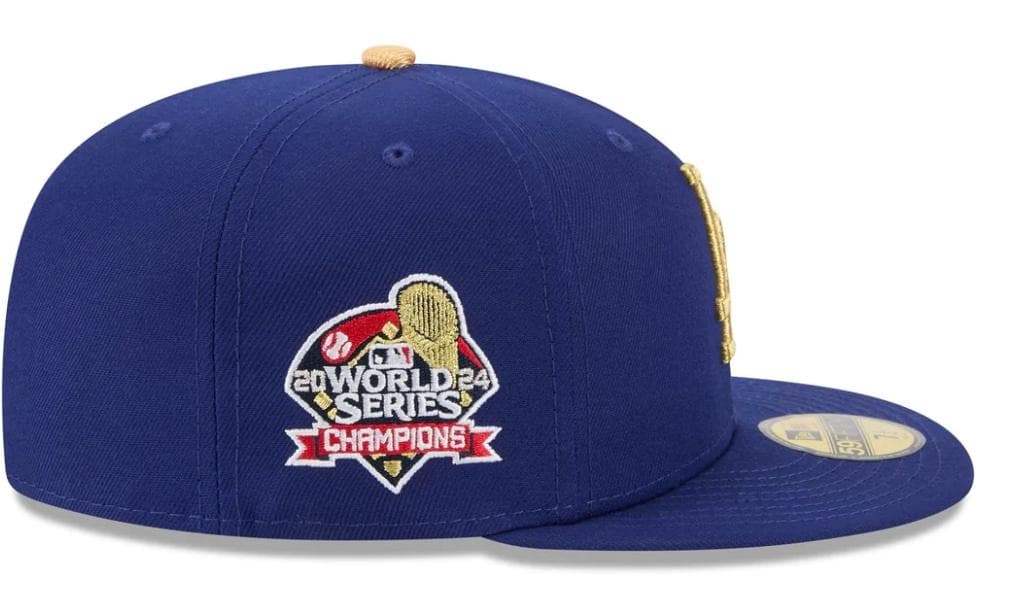 ドジャース ワールドチャンピオン 59FIFTY ゴールド×ロイヤル:7 1/2