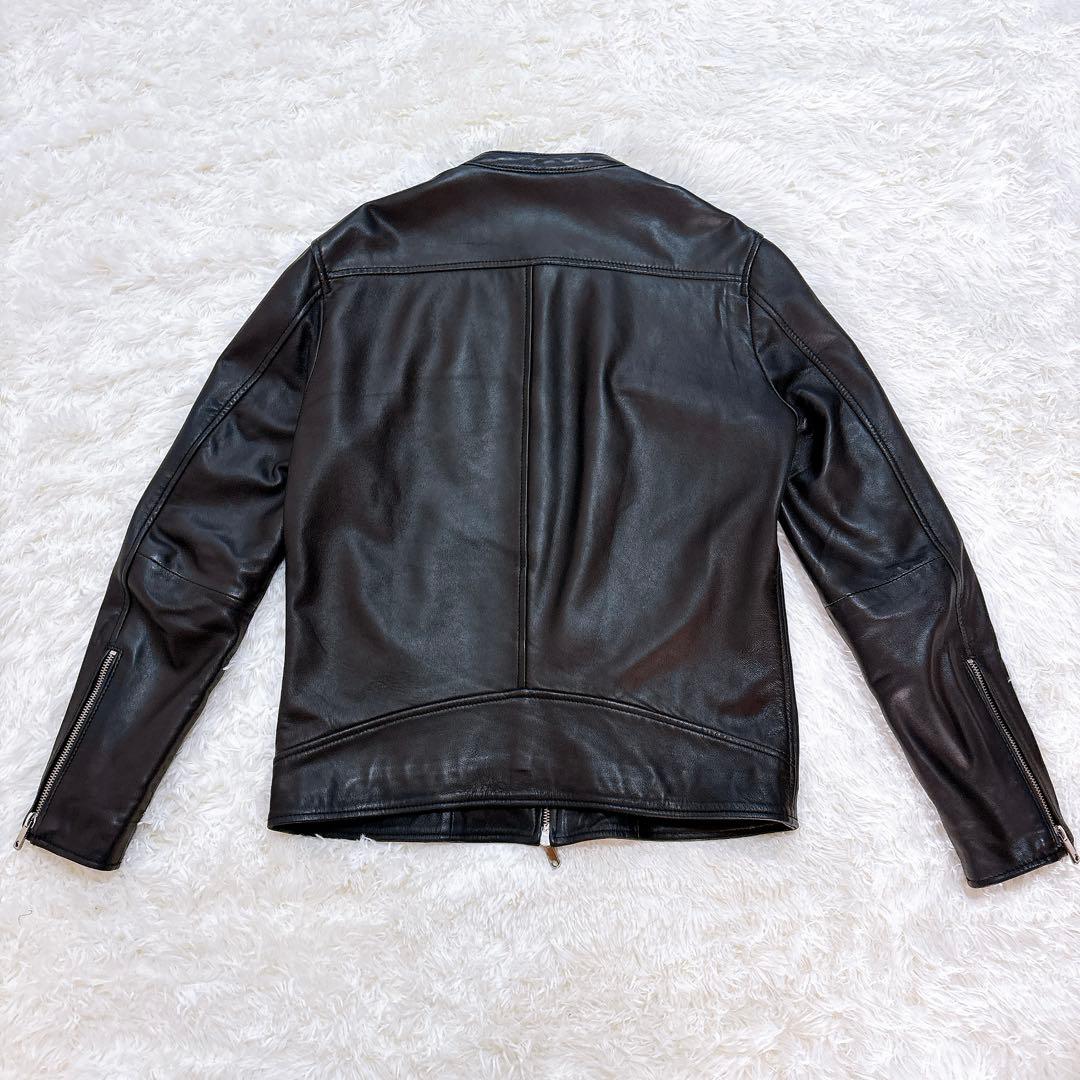 【美品】UNITED TOKYO ラムレザー ジャケット ブラック M