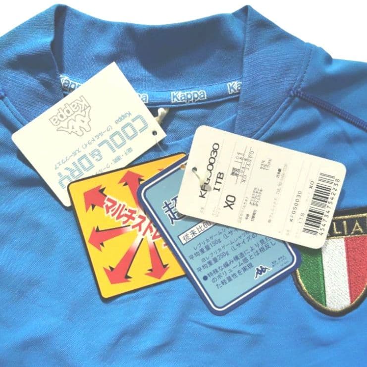 新品デッドストック サッカーイタリア代表ユニフォーム 02年日韓W杯 Kappa