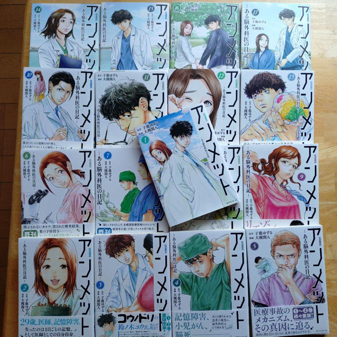 アンメット ―ある脳外科医の日記― 1巻~17巻　全巻