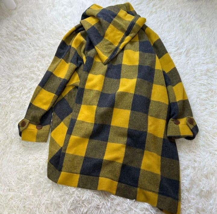Vivienne Westwood MAN 22AW ブランケットチェックケープ