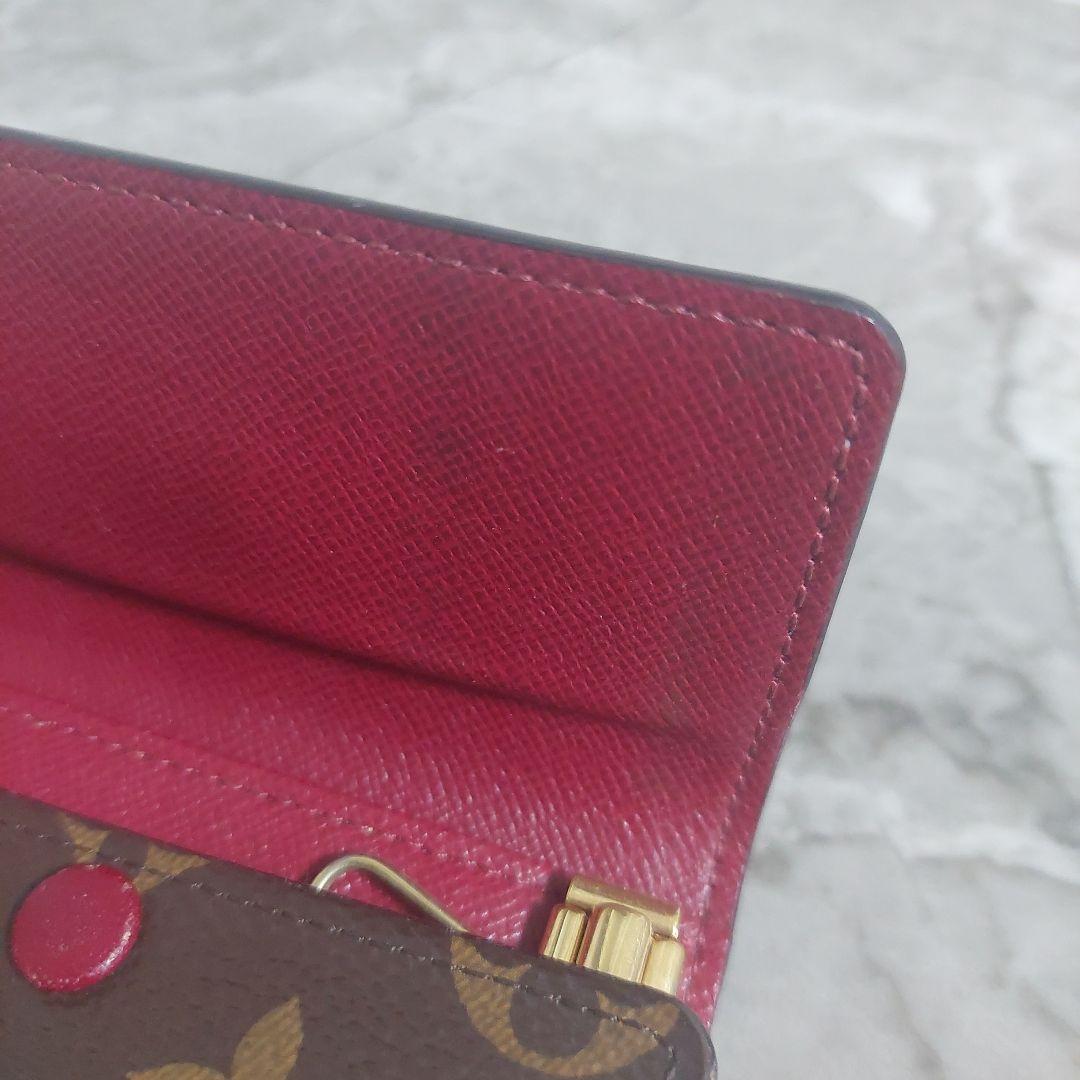 Louis Vuitton ルイヴィトン モノグラム キーケース6連 赤紫