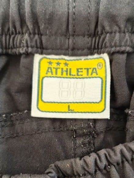 【ATHLETA】サッカートレーニングウェア上下 ブラック L