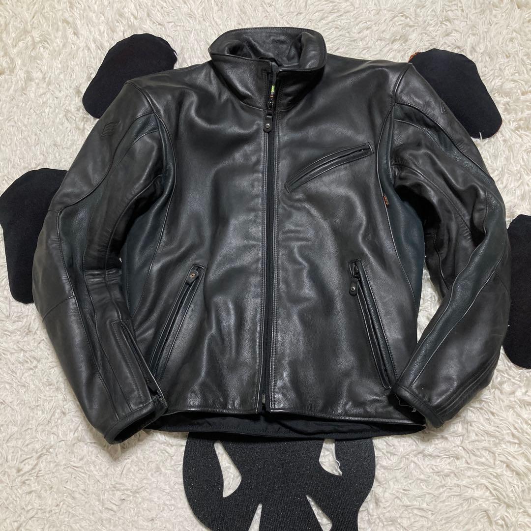 HYOD 兵頭プロダクツ ライダース レザージャケット L ブラック パット