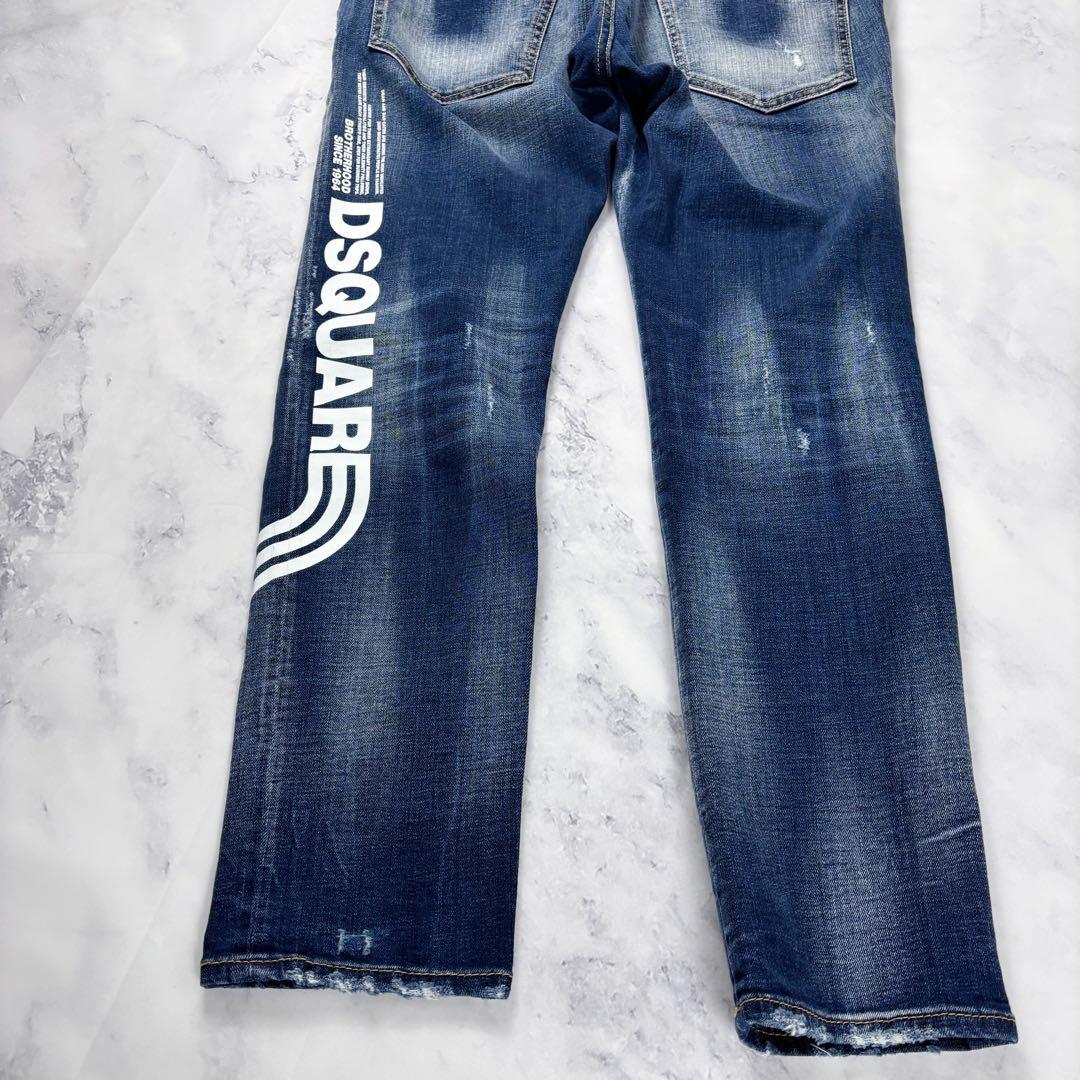 希少レア◆DSQUARED2 Skater 21年モデル 48 L ビッグロゴ