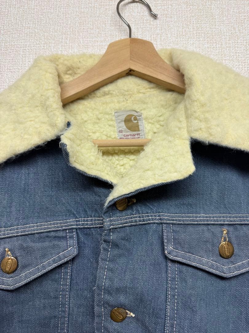 Carhartt 70s デニムランチジャケット　デニムジャケット　Cマーク