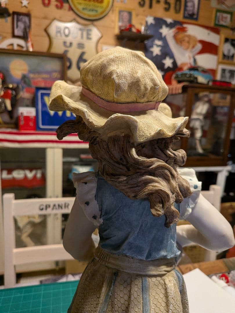 レジン製品　ガーデンオブジェ　置物　約50センチ 2対セット　出窓や観葉植物の横