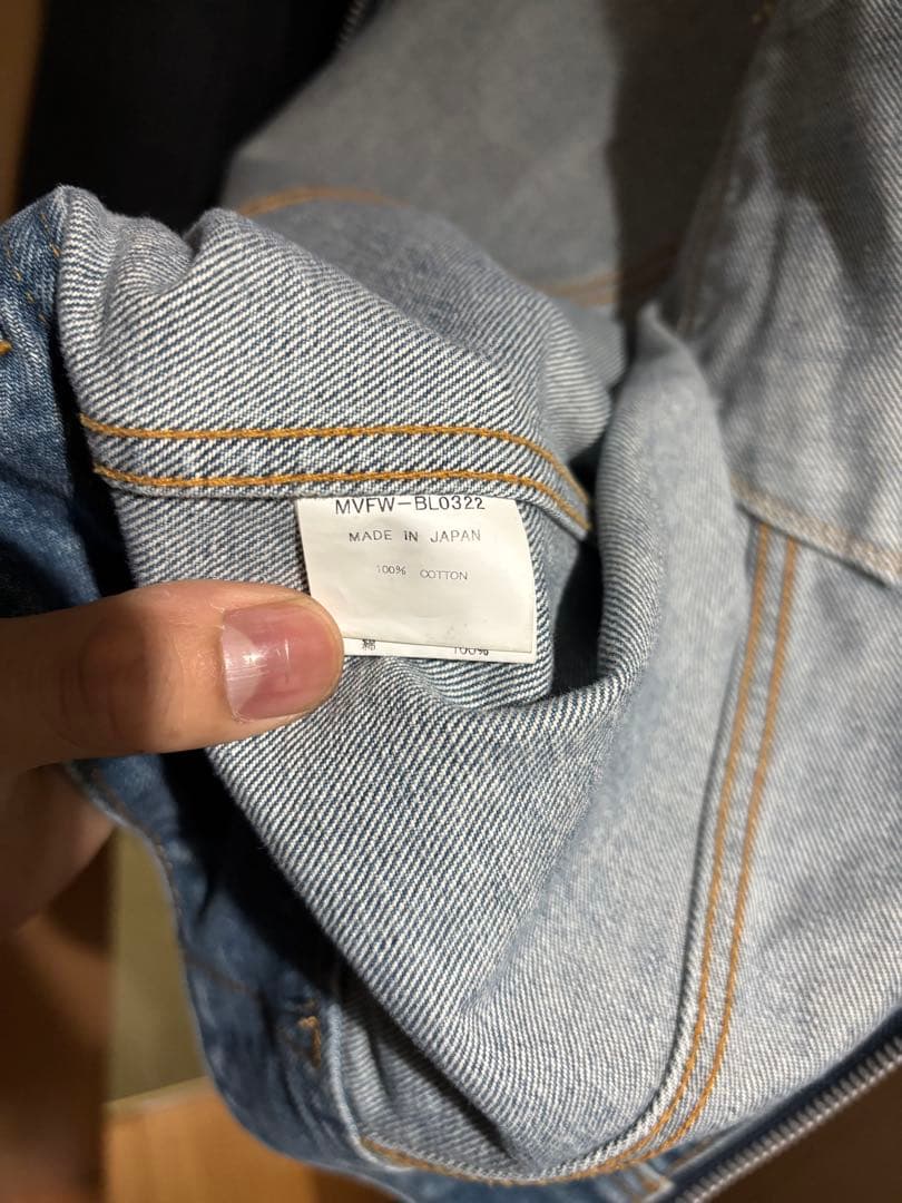 ジャケット・アウター MASU 22AW FADED DENIM TRUCKER JACKET 48