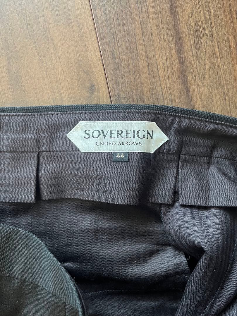 『再出品』　SOVEREIGN スラックス　ブラック　44