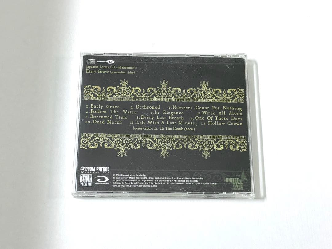 日本盤　2008年　帯付き　architects 『hollow crown』