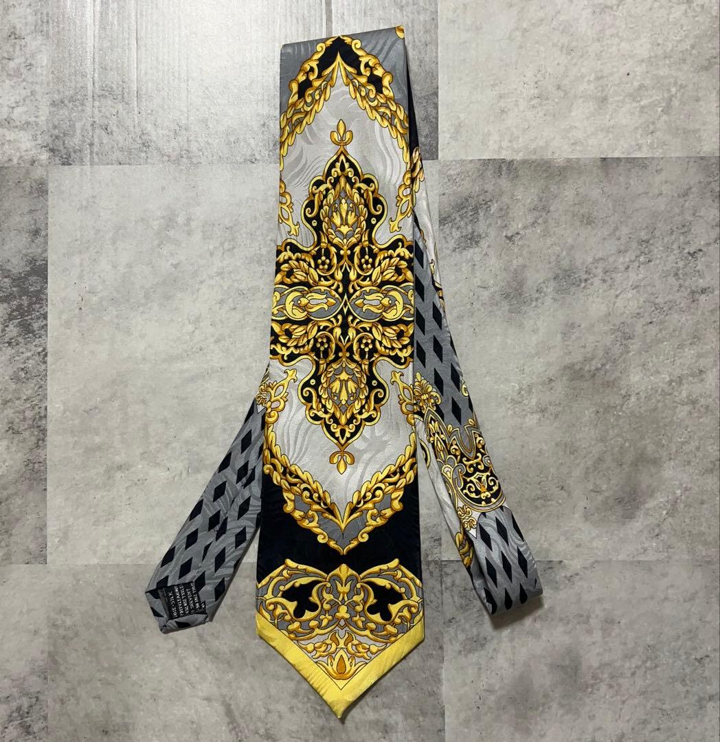 GIANNI VERSACE ネクタイ バロック 総柄