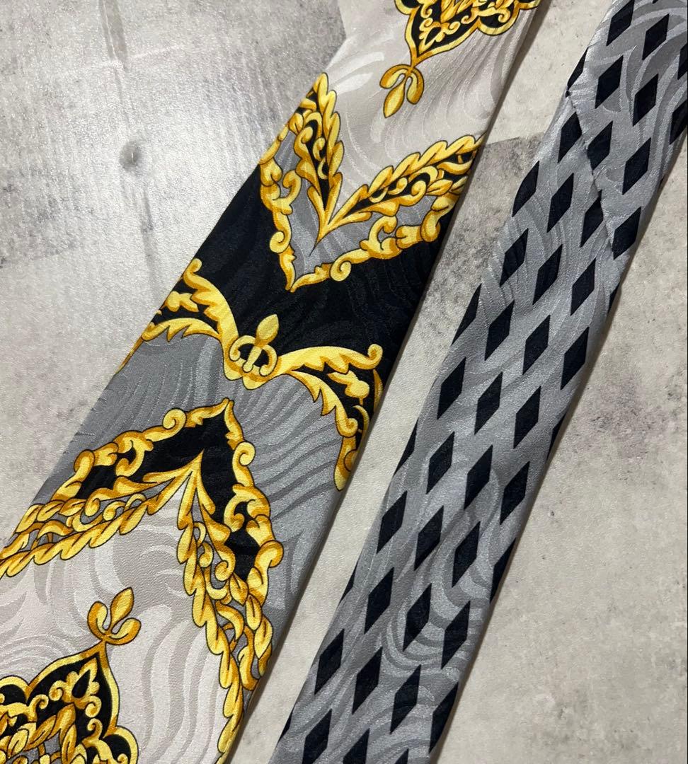 GIANNI VERSACE ネクタイ バロック 総柄