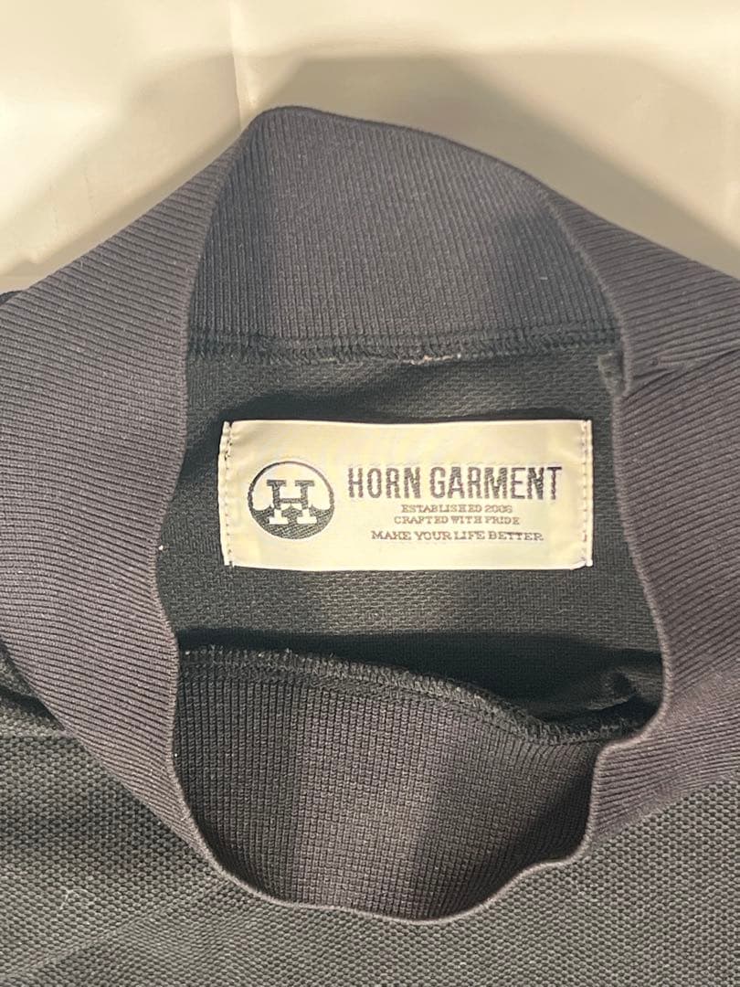 HORN GARMENT ブラックシャツ スマーフプリント Lサイズ　美品
