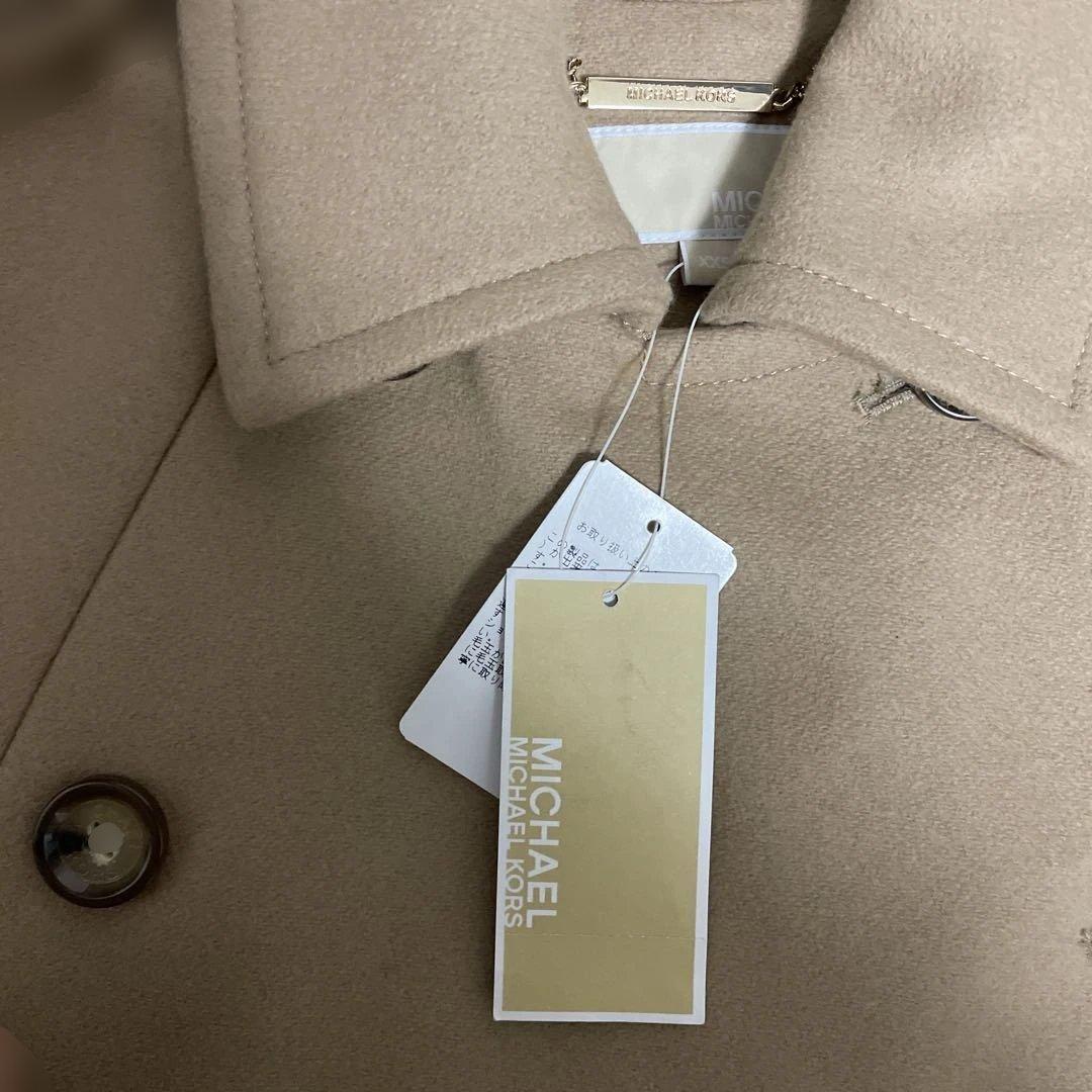 MICHAEL KORS ベージュ ケープコート XXS 未使用　ポンチョ　お得
