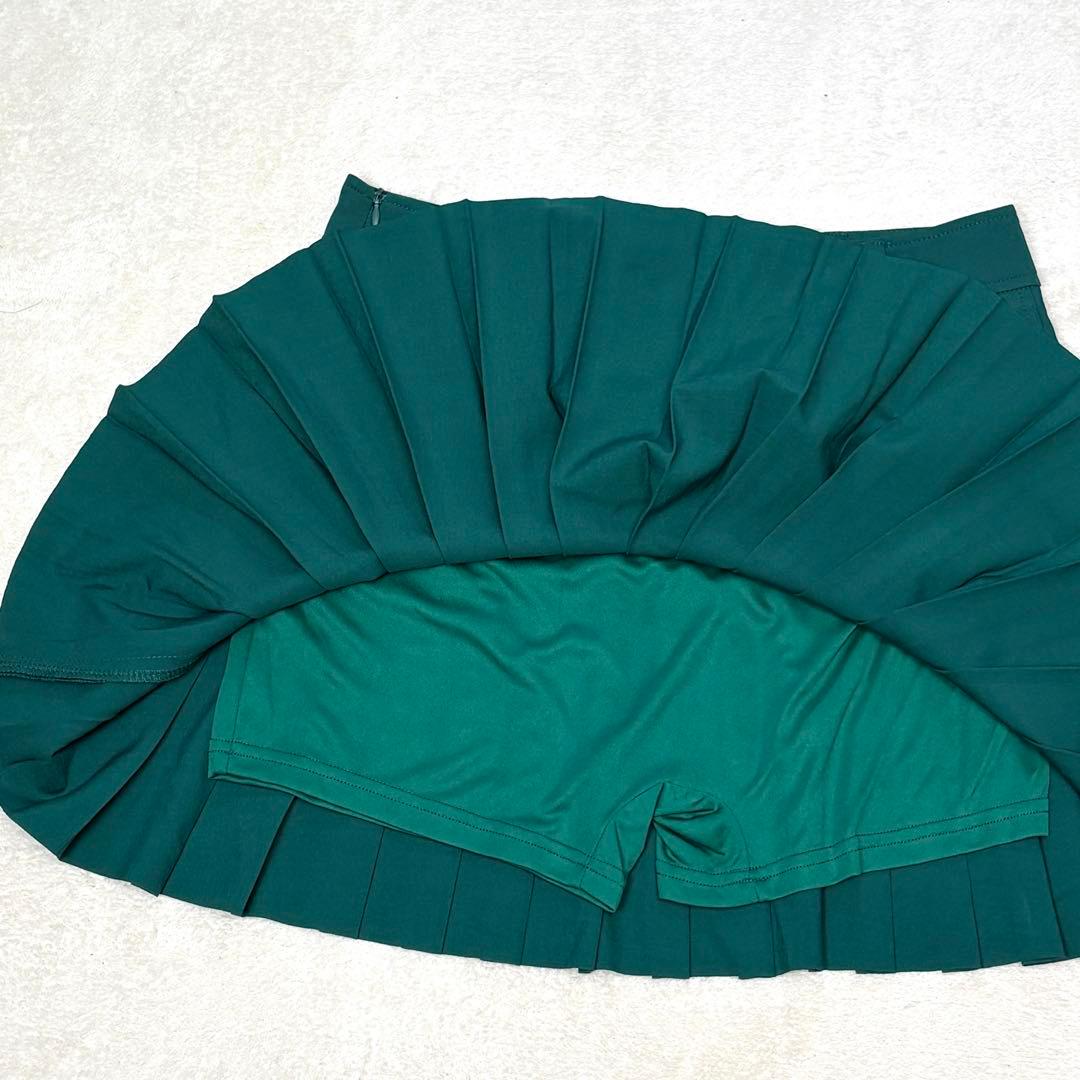 未使用品　Malbon Golf プリーツスカート　グリーン　Lサイズ