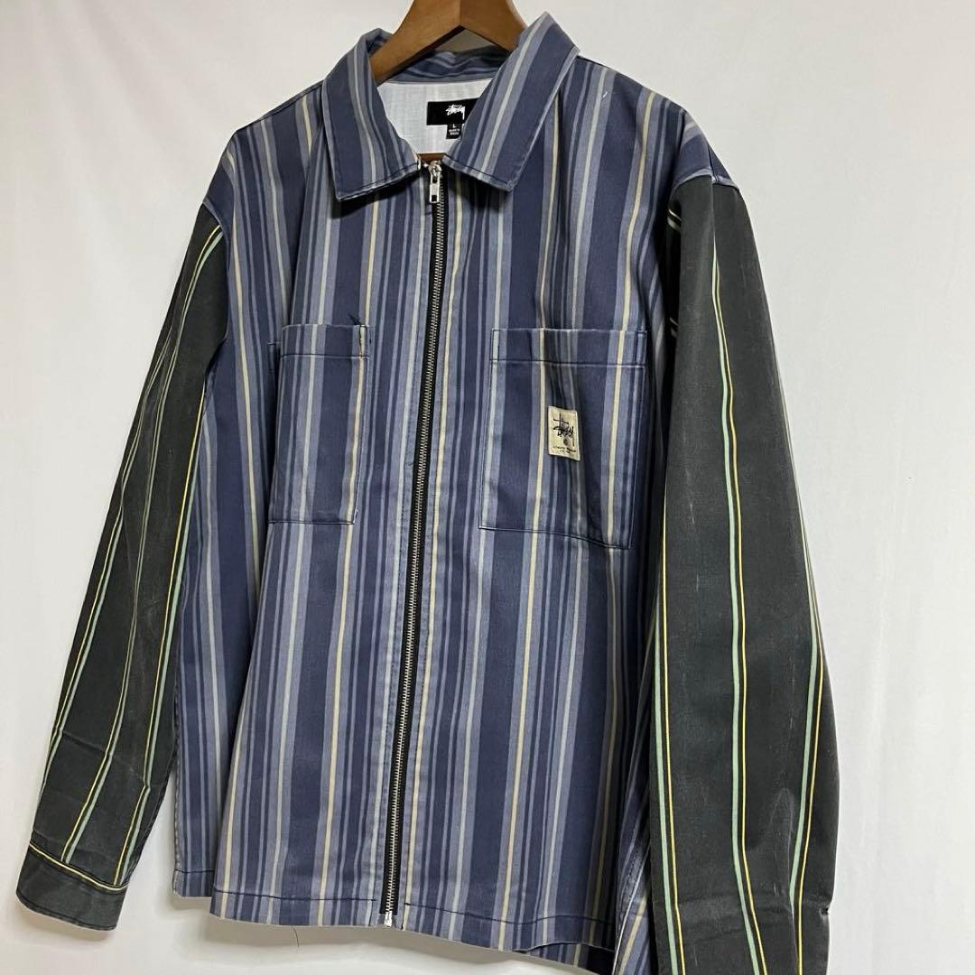 【あ】STUSSY ステューシー ジップアップ ブルゾン ジャケット