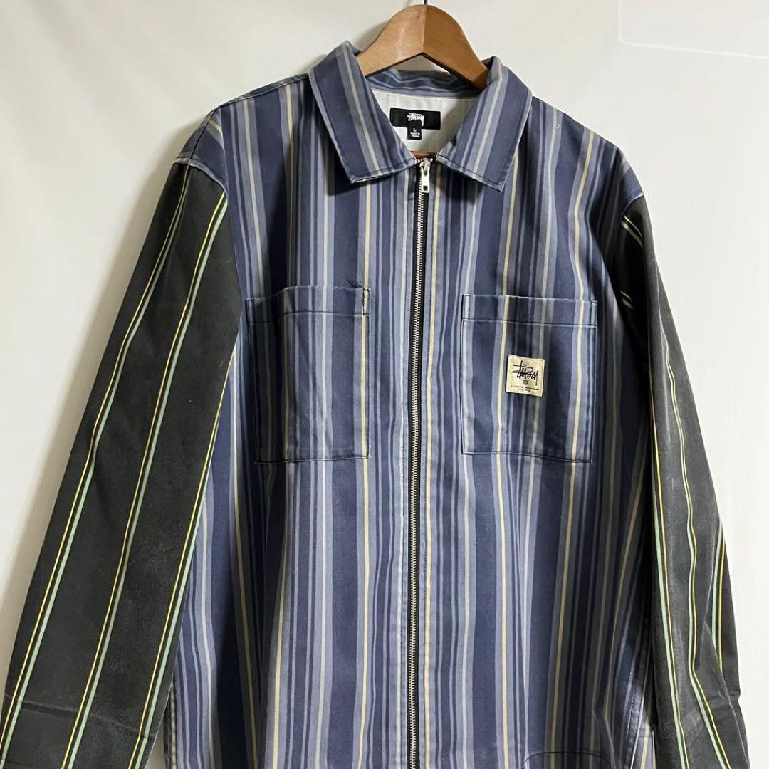 【あ】STUSSY ステューシー ジップアップ ブルゾン ジャケット