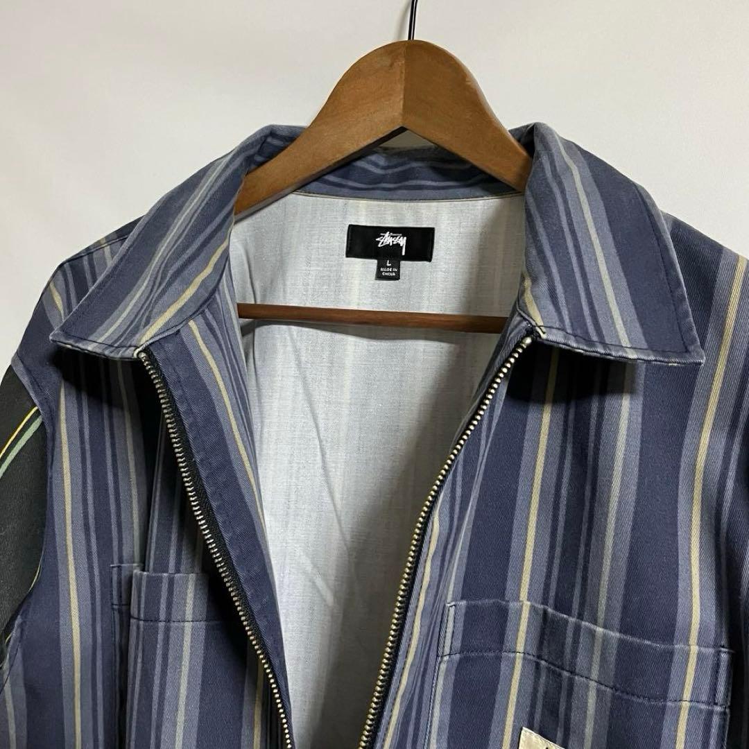 【あ】STUSSY ステューシー ジップアップ ブルゾン ジャケット