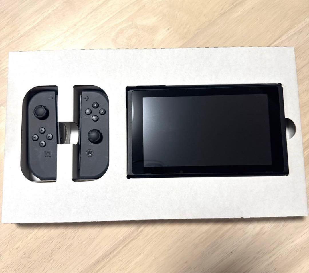 Nintendo Switch 旧モデル グレー（有線LANアダプタ付）