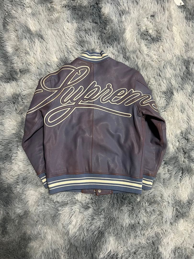 ジャケット・アウター 19AW supreme Leather Varsity Jacket