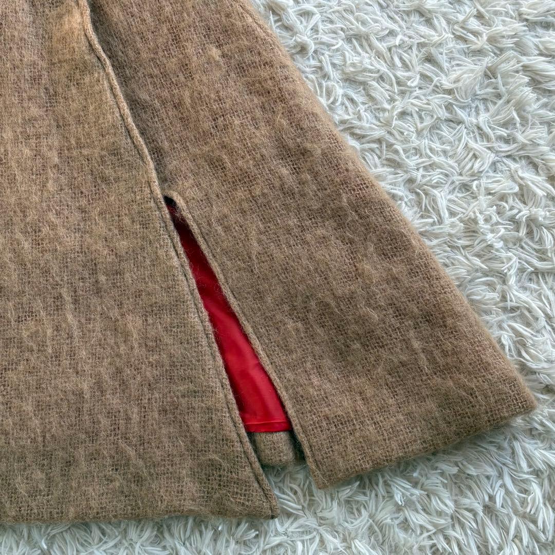 UNITED ARROWS ケープコート モヘア 生地英国製 ベージュ36