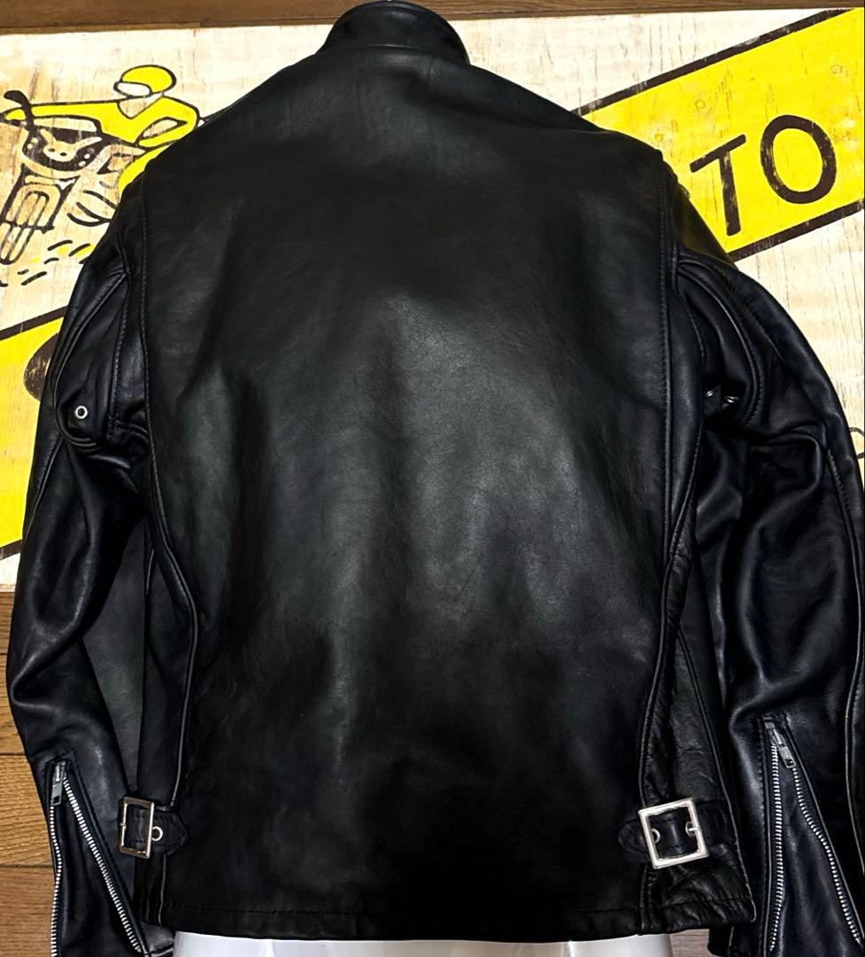 美品‼️schott641 38インチシングルライダース　インナーボア付