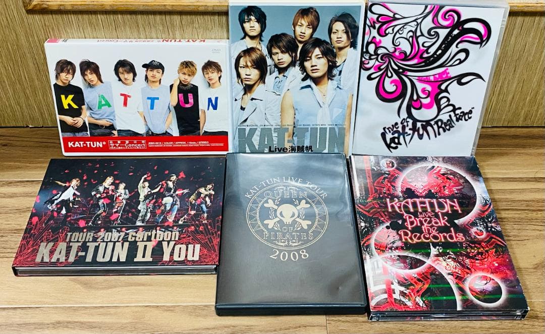 KAT-TUN 6人時代 ライブ DVD 全6枚 セット 初回盤