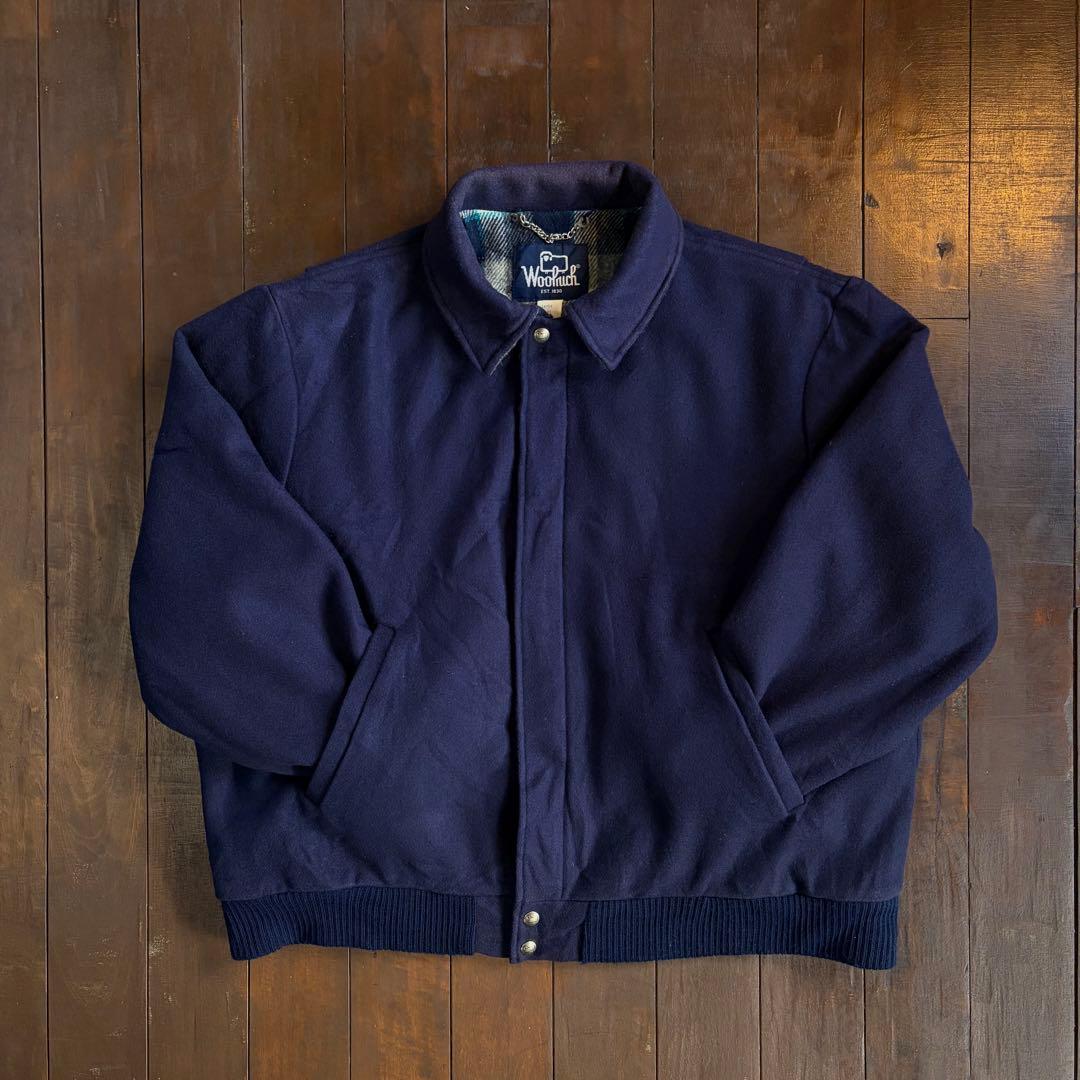 USA製！！【Woolrich ウールリッチ】ビンテージウールジャケット XL