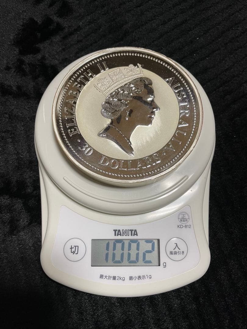 1995年 オーストラリア クカバラ 1キロ銀貨