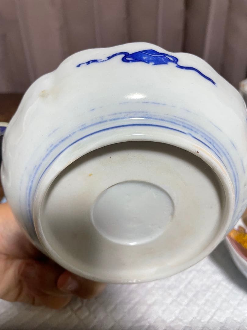 有田焼 伊万里焼 古伊万里 金彩 色絵 角皿　池盛皿