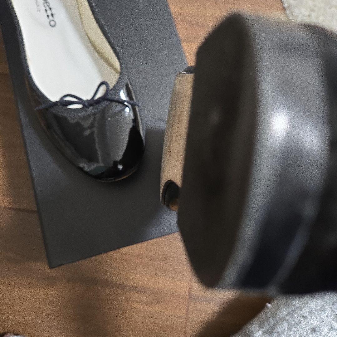 Repetto 黒バレエシューズ 32