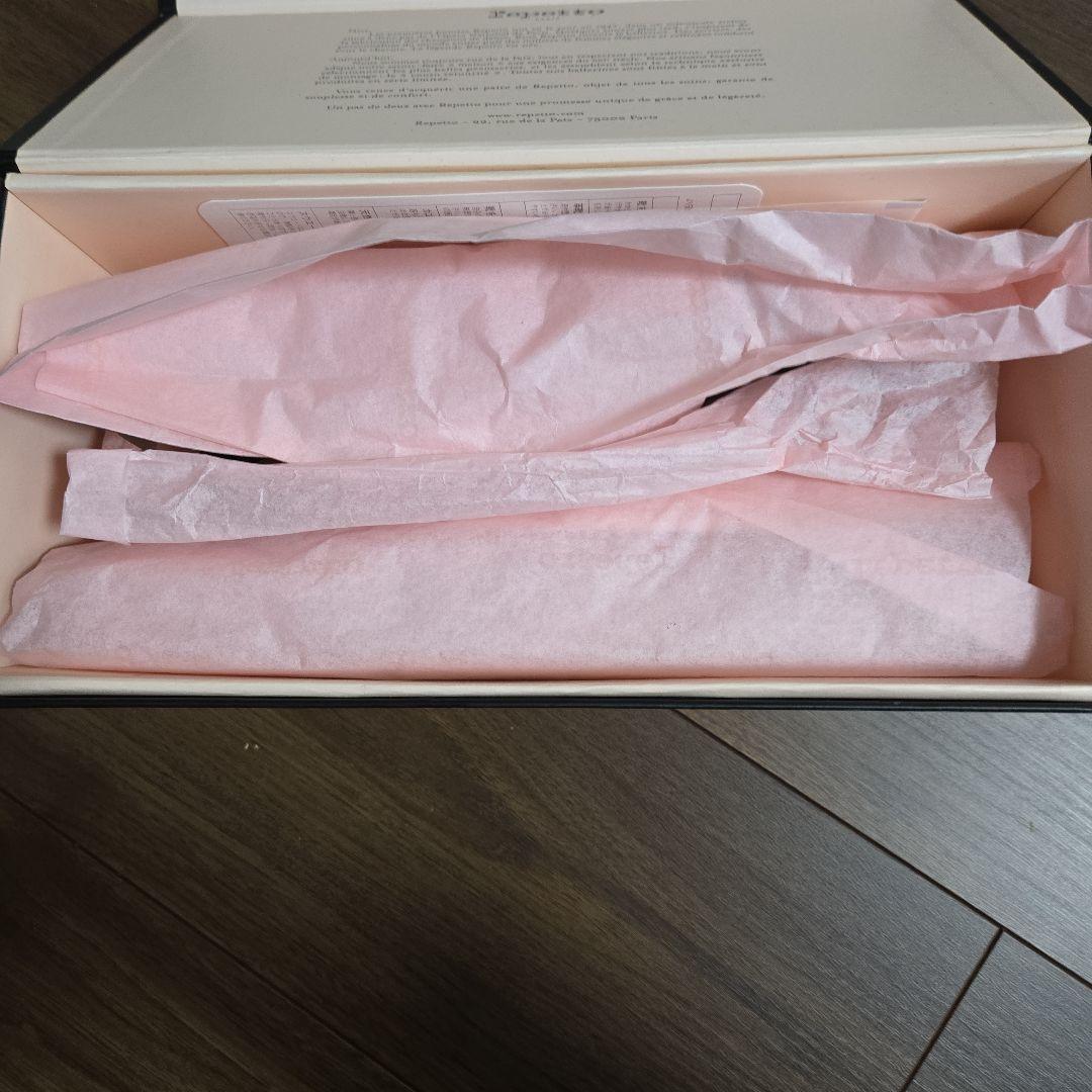 Repetto 黒バレエシューズ 32