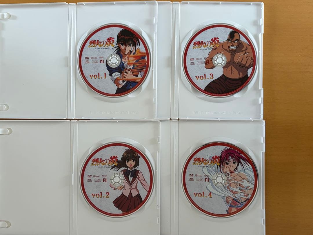 廃盤 烈火の炎DVD FLAME OF RECCA DVD-BOX1国内正規品