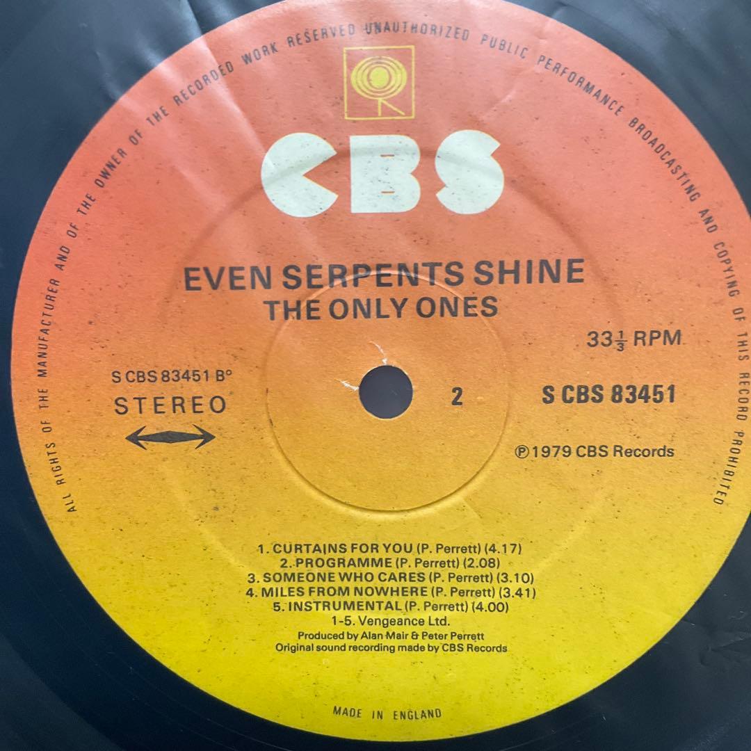THE ONLY ONES オンリーワンズ　レコード　英盤
