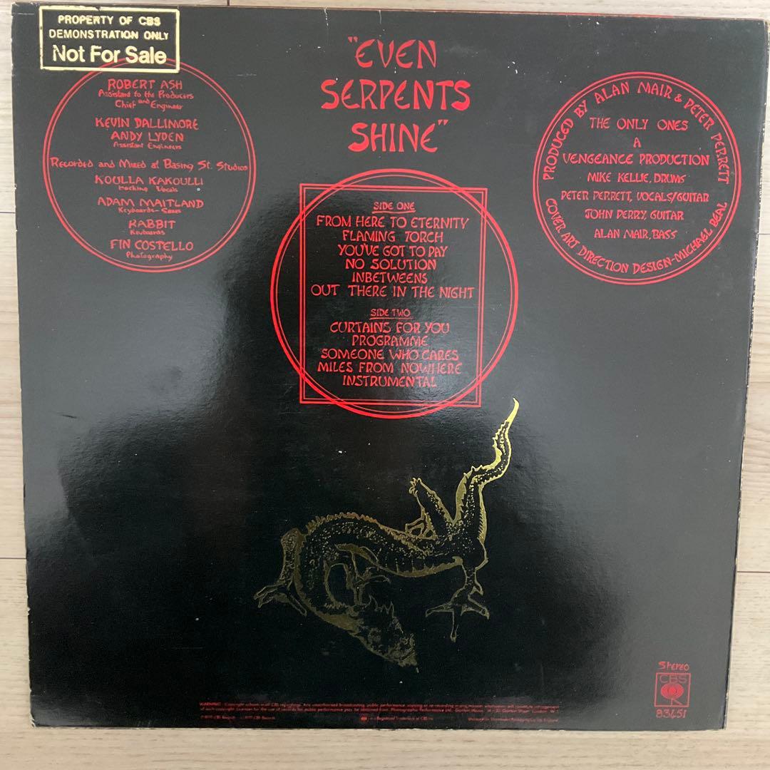 THE ONLY ONES オンリーワンズ　レコード　英盤